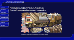 Desktop Screenshot of metalcommerce.co.rs